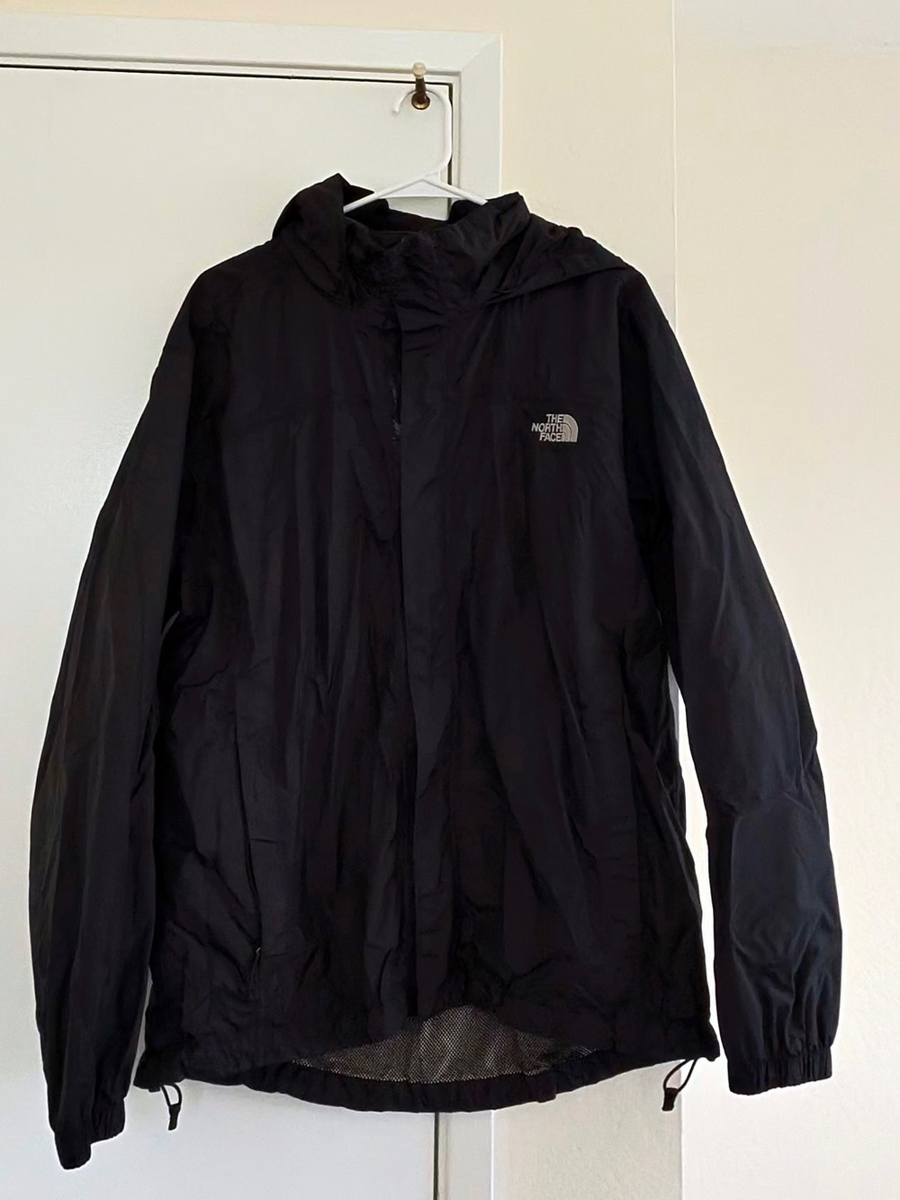 The North Face Men's Black Hooded Rain Shell